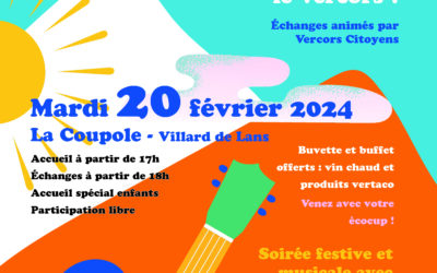 MARDI 20 FEVRIER 17h : ECHANGES INFORMATIFS ET JOYEUX !