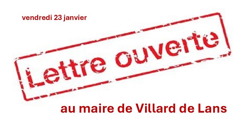 LETTRE OUVERTE Image représentant un tampon officiel intitulé "Lettre ouverte"